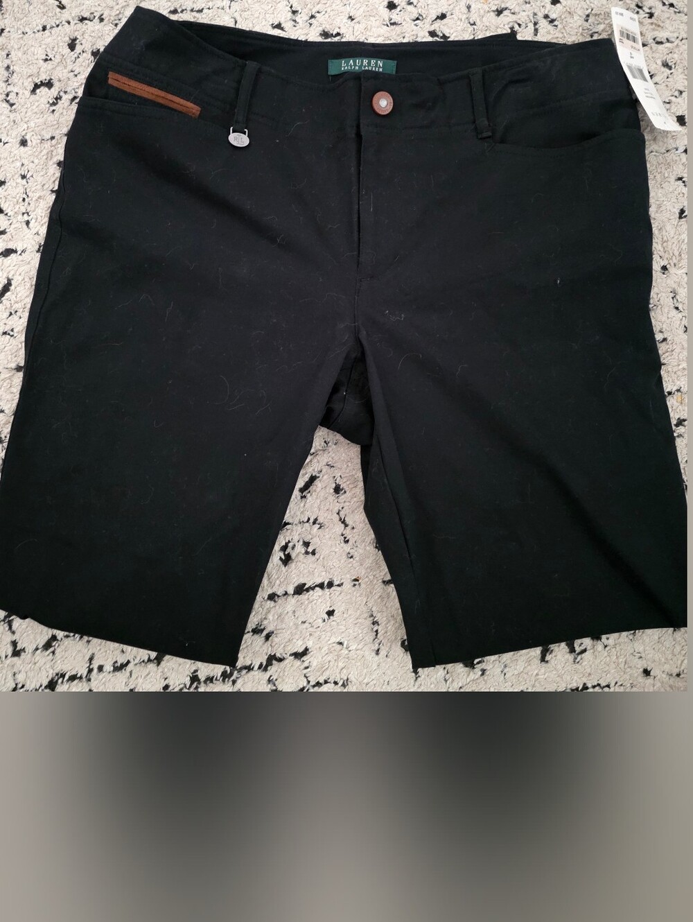 Lauren Ralph Lauren Black Women's Chino Pants